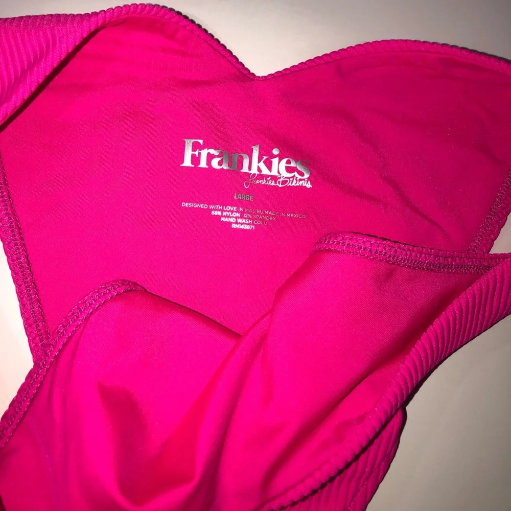 Frankies AUSTIN RIBBED CHEEKY BIKINI BOTTOM